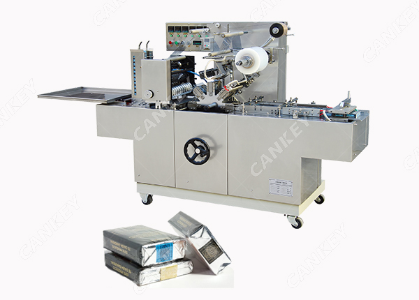 cigarette pack cellophane wrapping machine