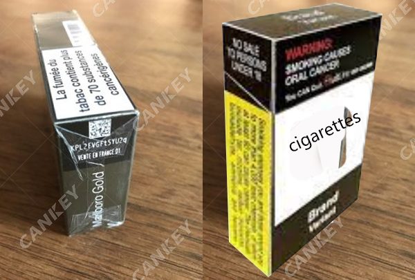 How do you rewrap a pack of cigarettes?
